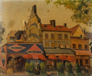 Emanuel Rajský Smolík (1888-1953) - Paříž Cabaret de la Boheme