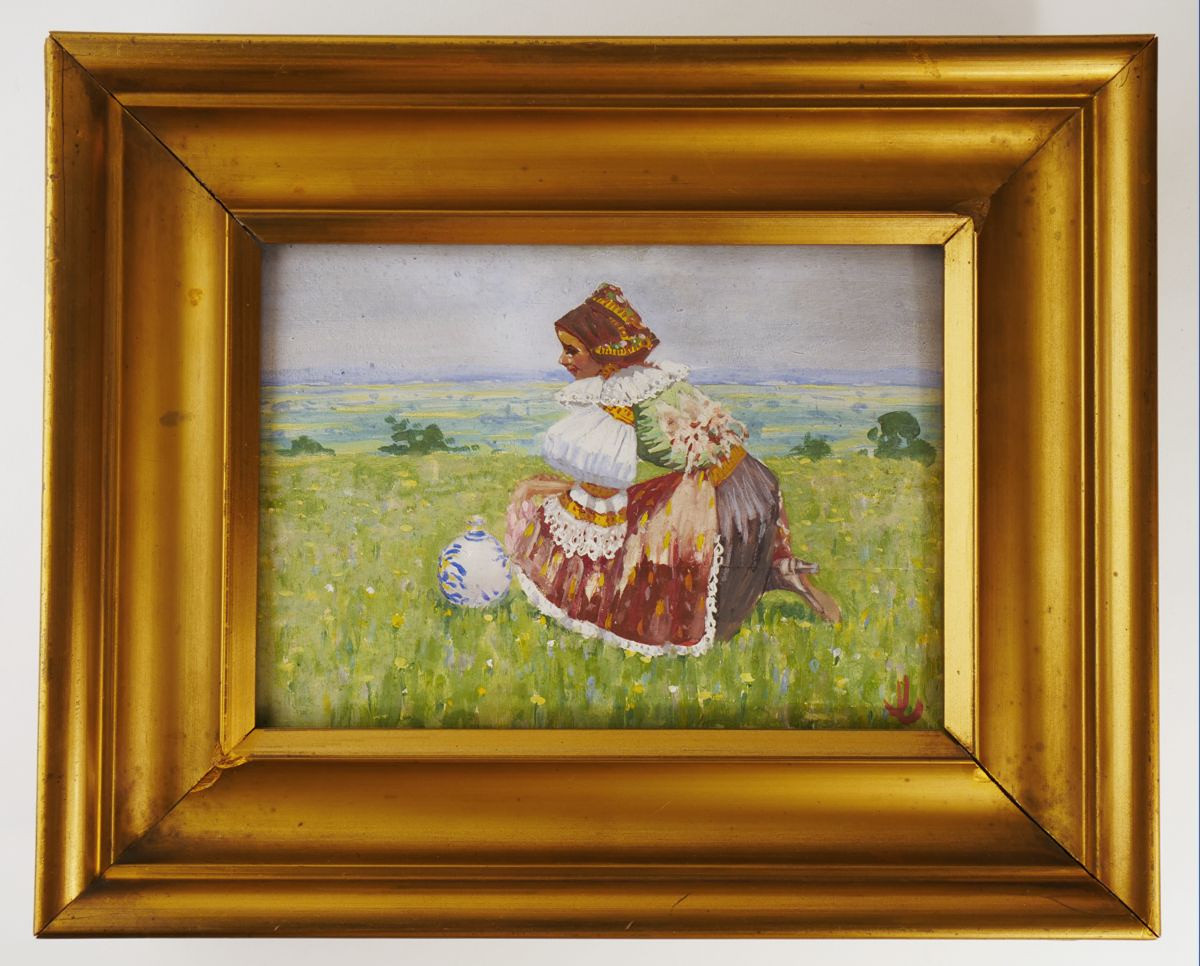 Dívka na louce