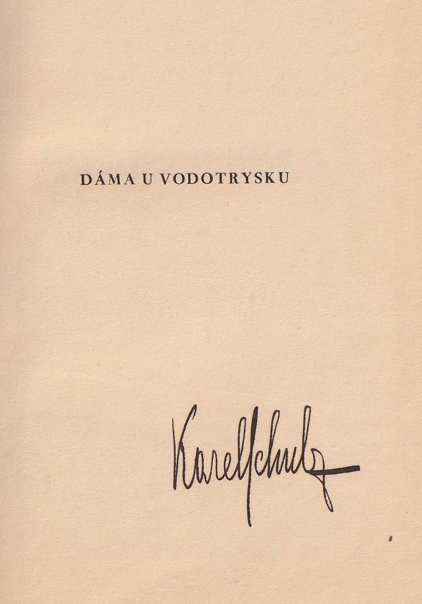 Karel Schulz - Dáma u vodotrysku