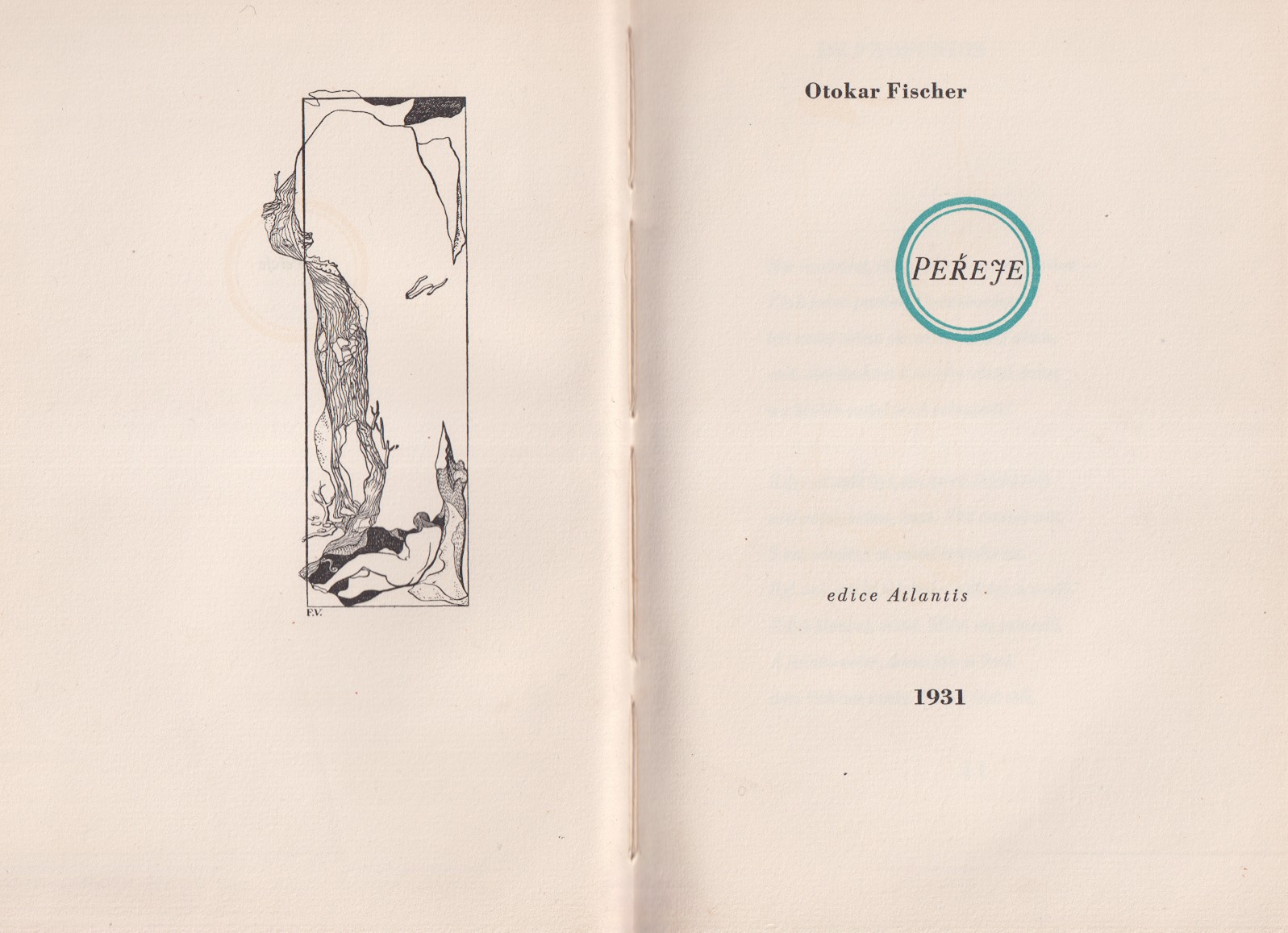 František Vik - Otokar Fischer: Peřeje