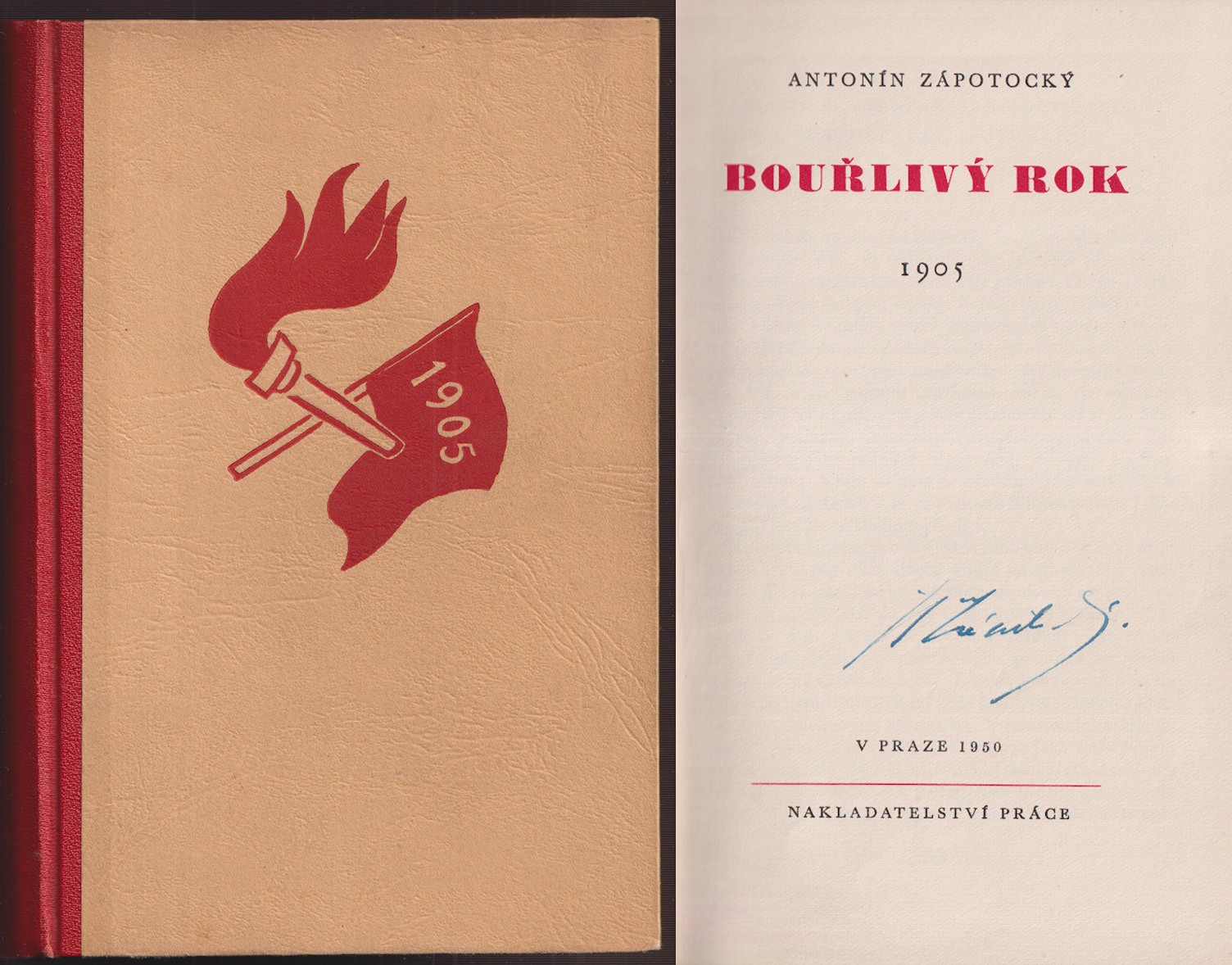 Antonín Zápotocký - Bouřlivý rok 1905