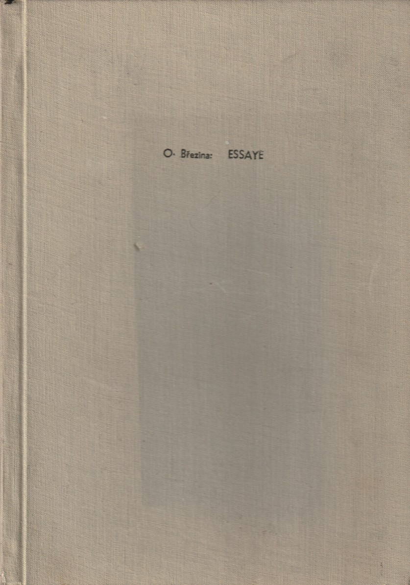 Otokar Březina - Essaye