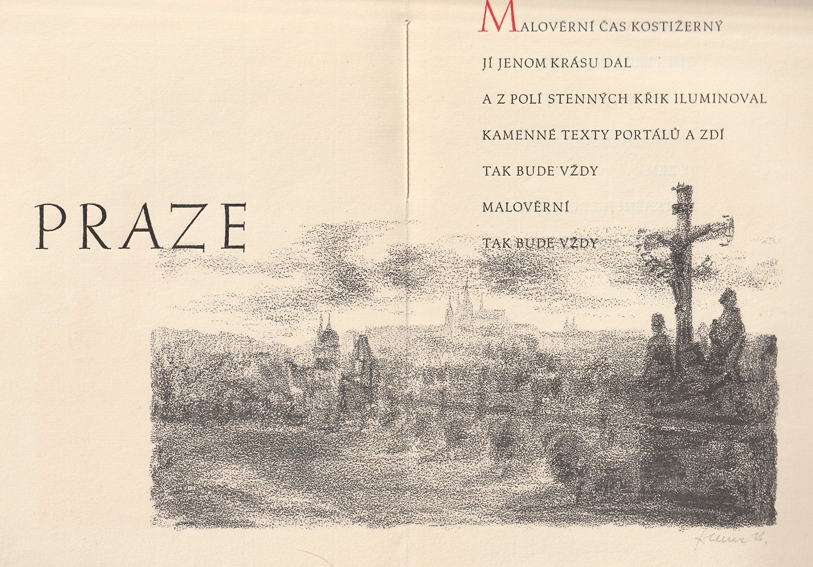 František Halas - Praze