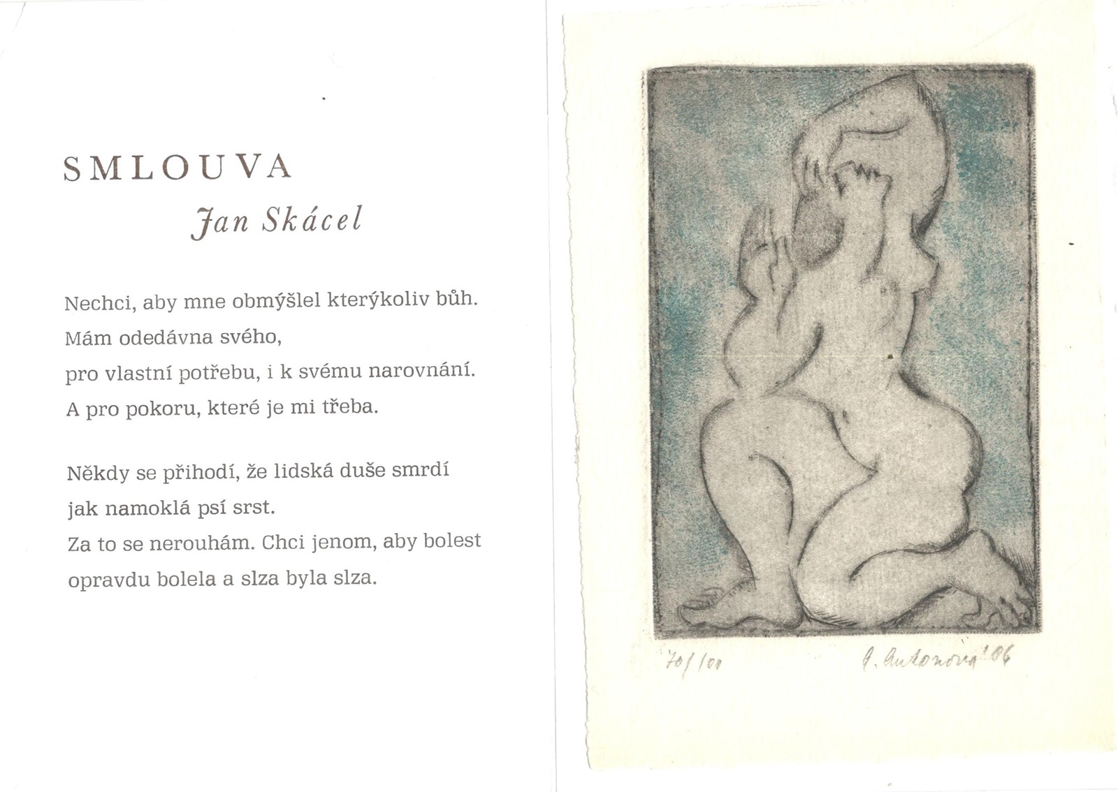 Alena Antonová - J. Skácel: Smlouva