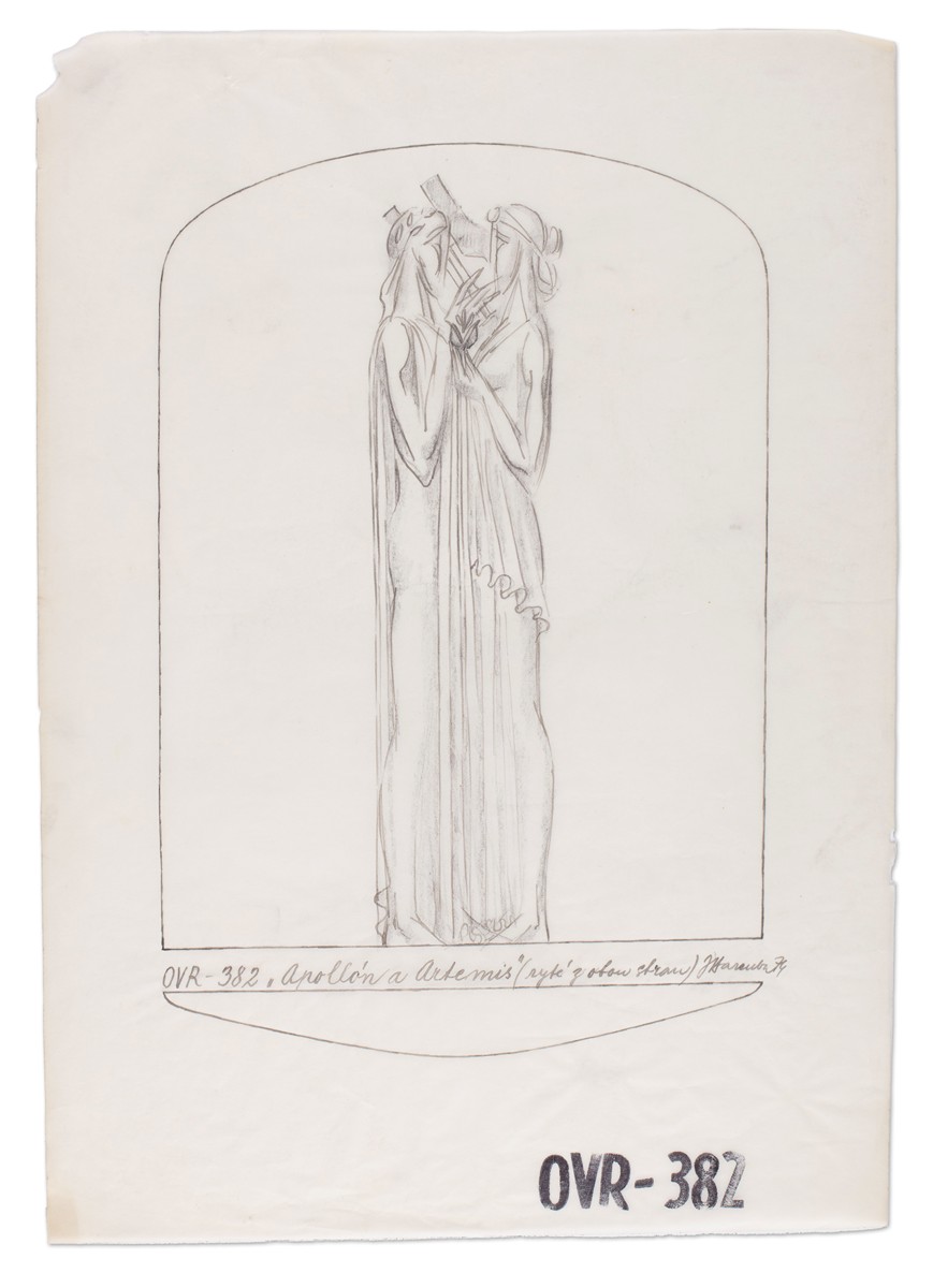 Jiří Harcuba (1928 - 2013) - OVR - 382 "Apollón a Artemis"