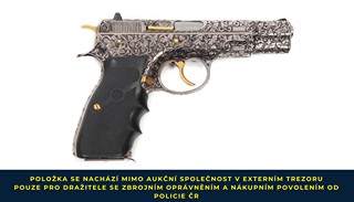 Špičkově umělecky vypracovaná a plně funkční pistole | Brno, Made in Czechoslovakia | Česká republika