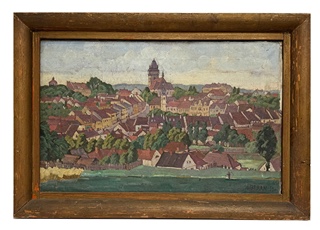 Beran Aljo (1907-1990) - Pohled na město