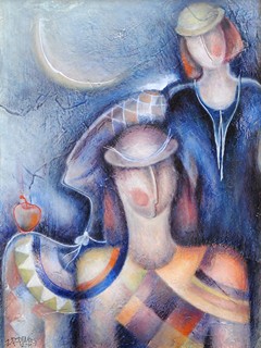 Zuzana Oberthorová-Popelková(1949) -  Jablko