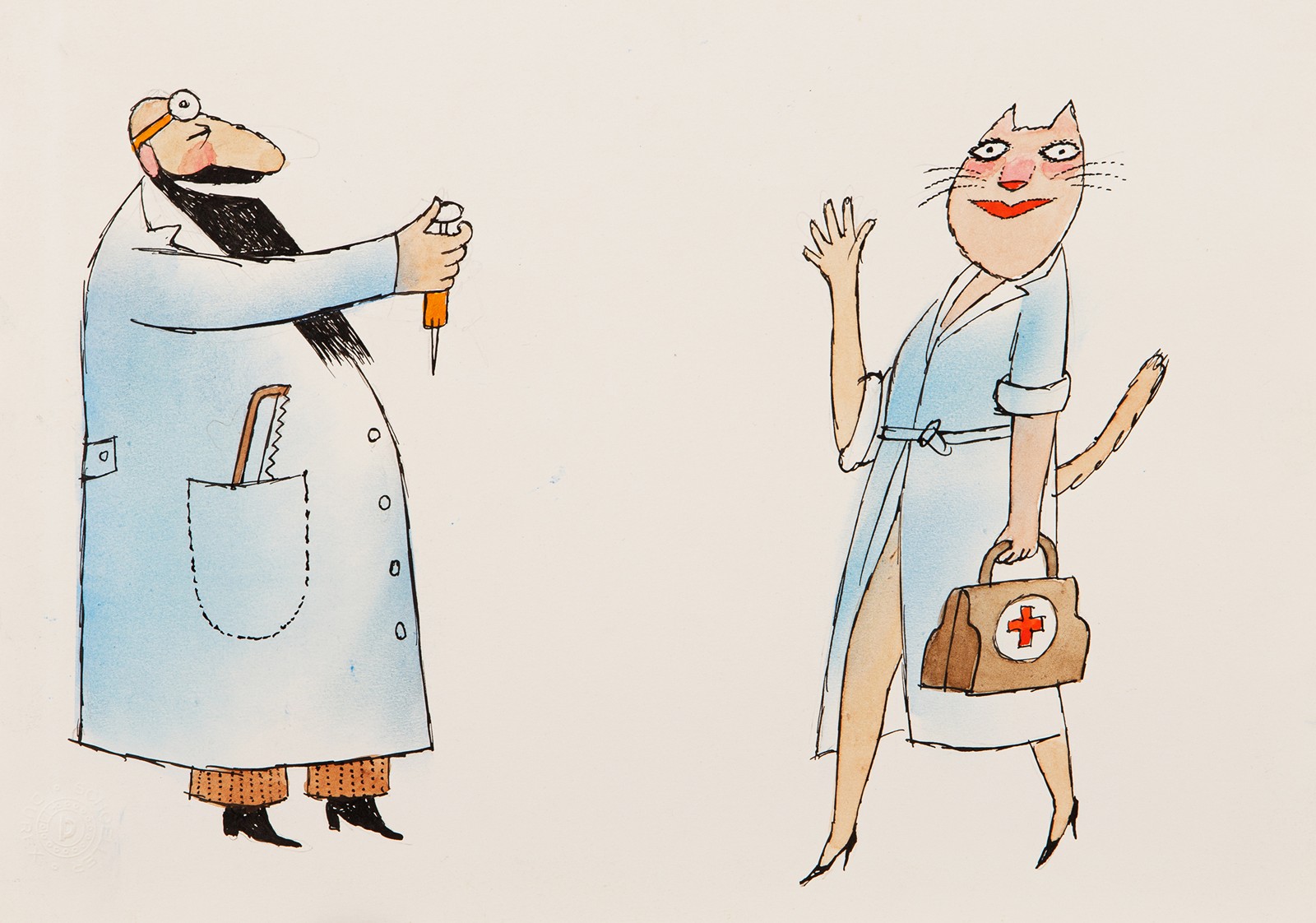 Born Adolf (1930 - 2016) - Ilustrace k filmu Jak básníci neztrácejí naději II.