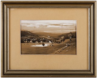 Liebscher Karel (1851 - 1906) - Krajina pod Sv. Kateřinou