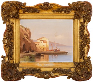 Nawrátil Josef (1798 - 1865) - Loďky na italském pobřeží