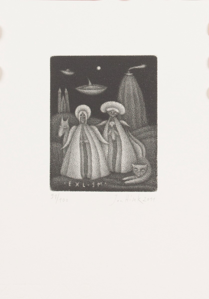 Jan Hísek (1965) - Ex libris S. M.