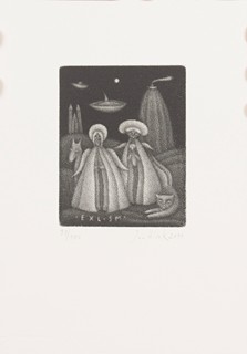 Jan Hísek (1965) - Ex libris S. M.