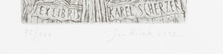 Jan Hísek (1965) - Exlibris Karel Scherzer