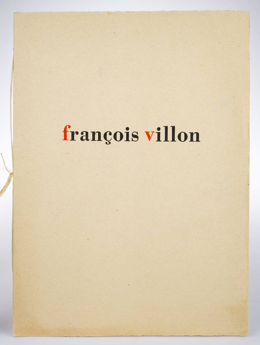 François Villon (1429-1463) Mikuláš Galanda (1895-1938) - "NÁŘEK NĚKDEJŠÍ SLIČNÉ ZBROJMISTROVÉ"