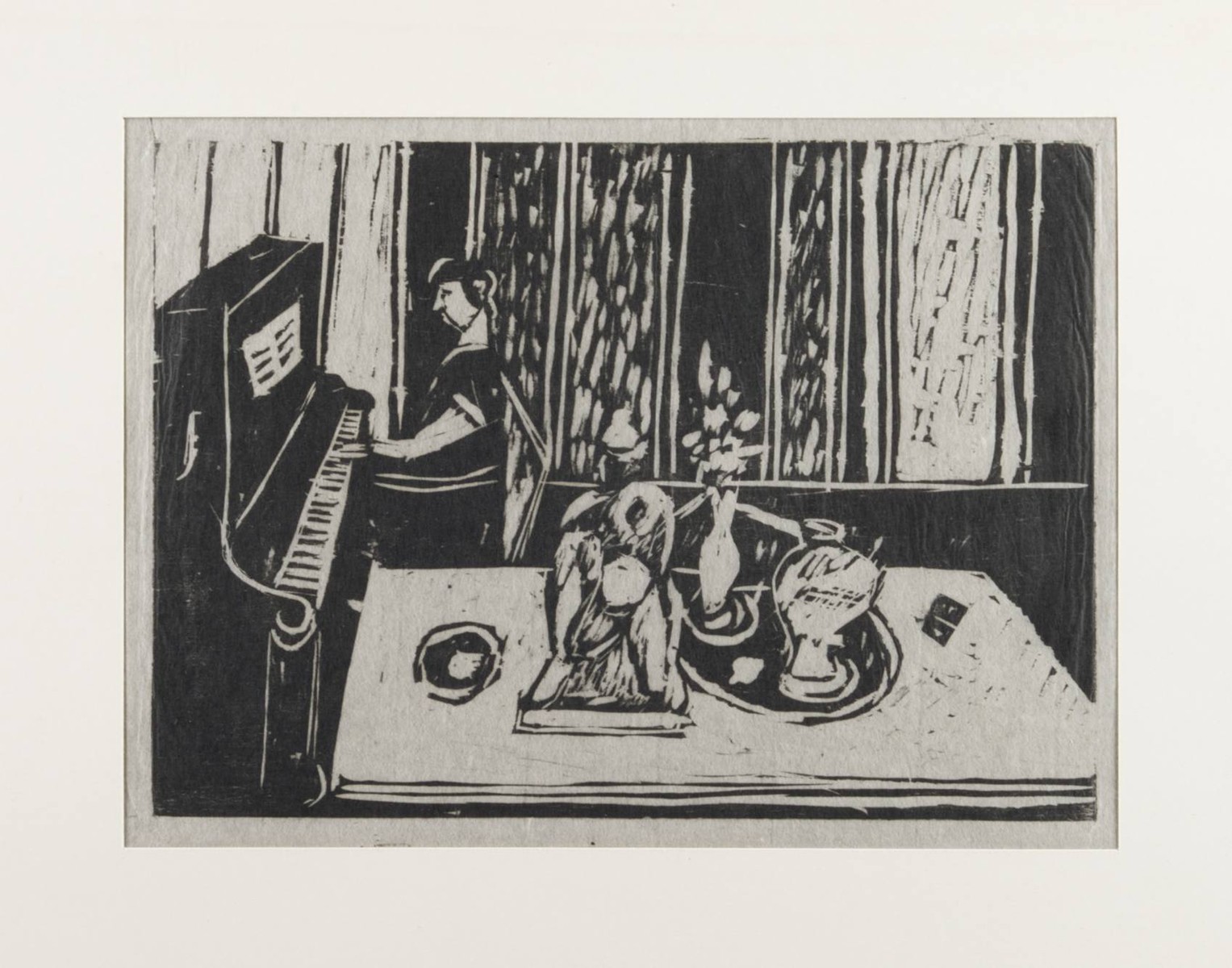 Endre Nemes (1909-1985) - ŽENA U KLAVÍRU