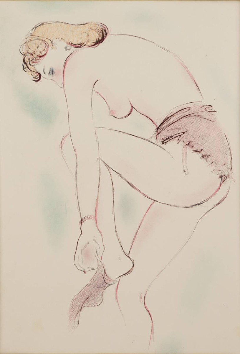 Jaroslav Veris Zamazal (1900-1983) - DÍVČÍ AKT