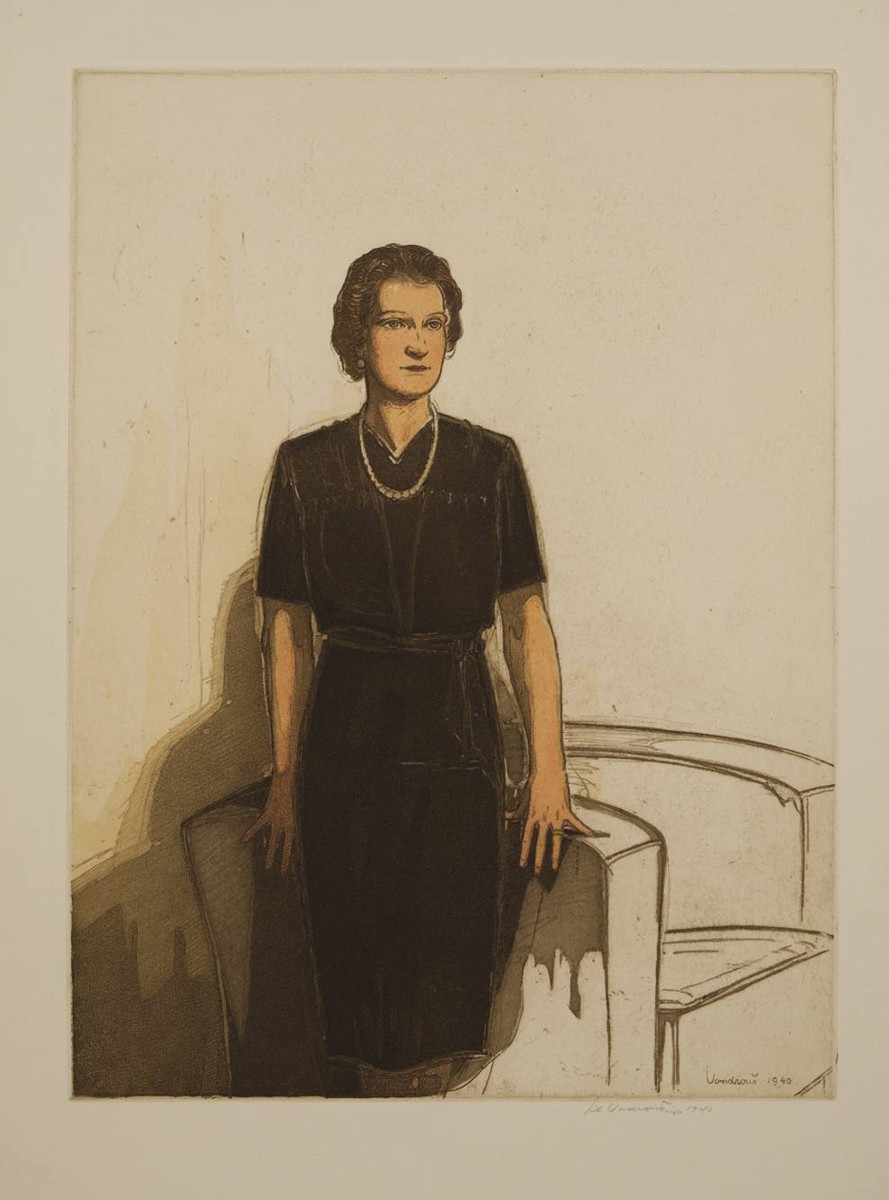 Jan Charles Vondrouš (1884-1970) - KONVOLUT ČTYŘ LEPTŮ