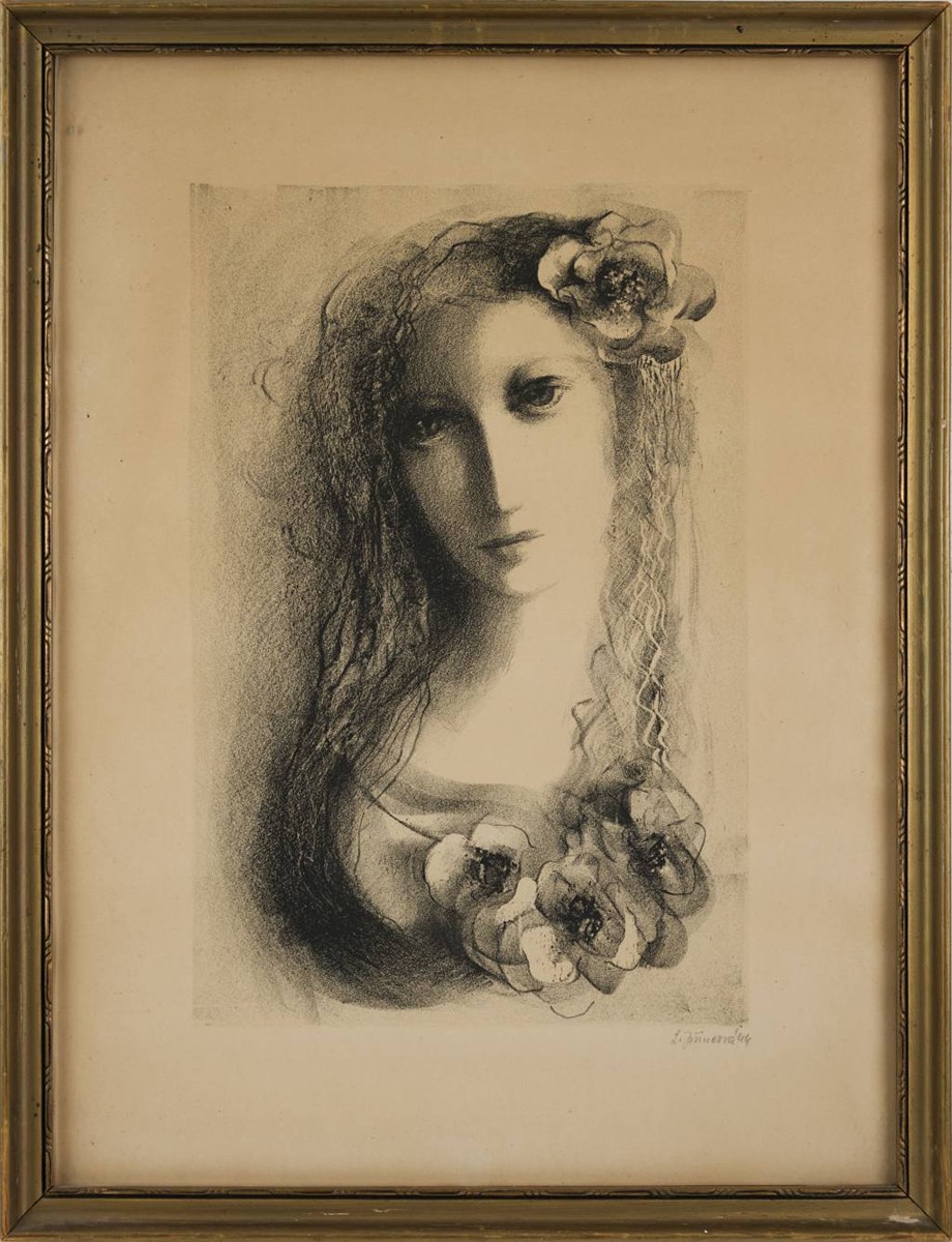 Ludmila Jiřincová (1912-1994) - DÍVKA S KVĚTY