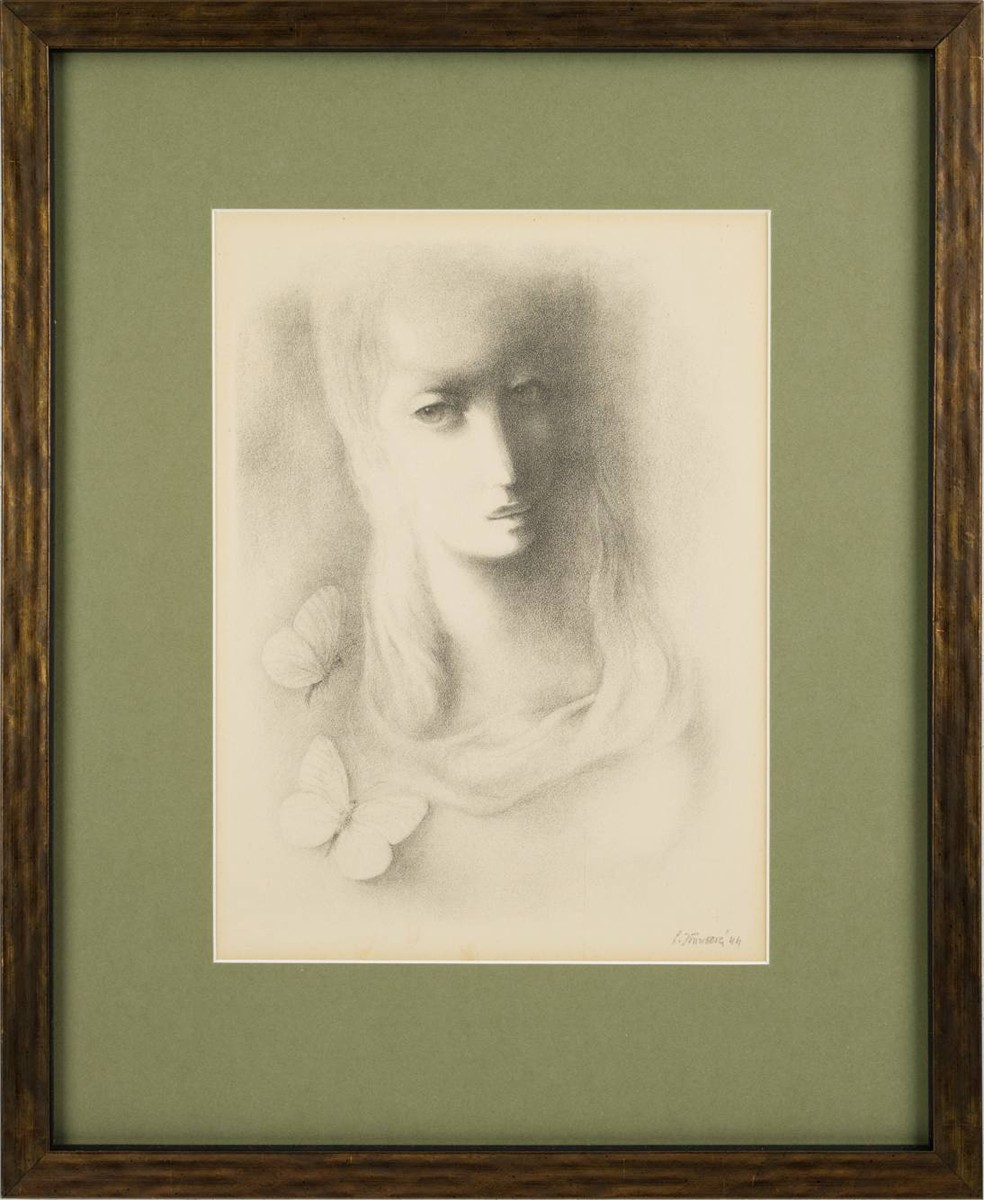 Ludmila Jiřincová (1912-1994) - DÍVKA S MOTÝLY