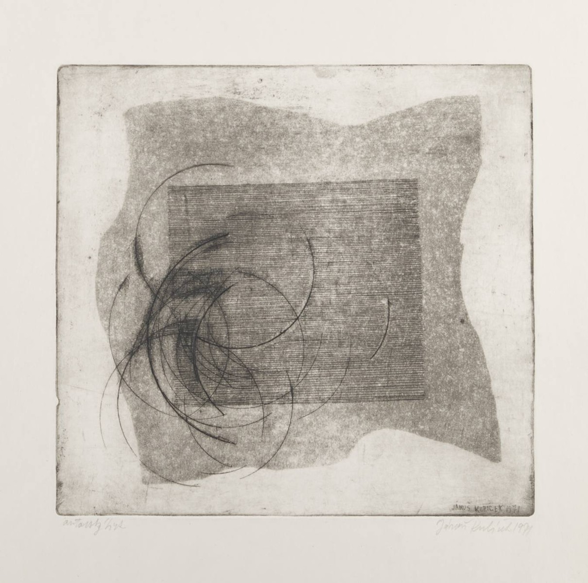 Jánuš Kubíček (1921-1993) - KOMPOZICE SE SEGMENTY