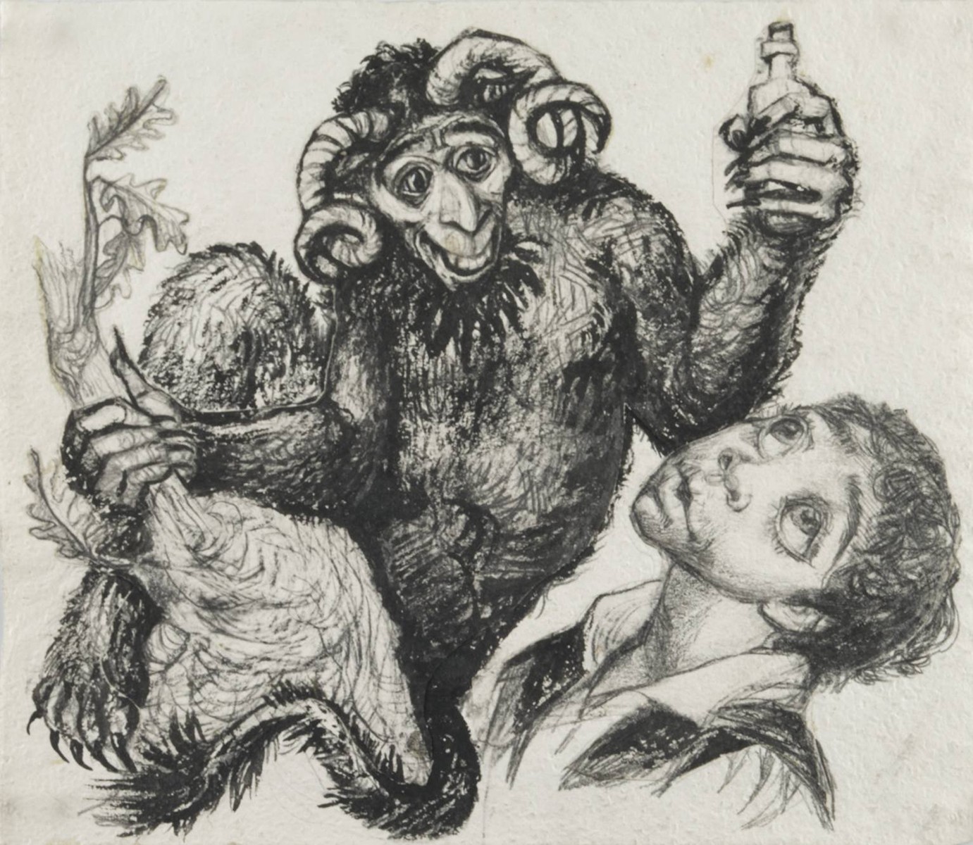 Míla Doleželová (1922-1993) - SOUBOR ČTRNÁCTI KRESEB KE KNIZE ZPÍVAJÍCÍ HOUSLE - CIKÁNSKÉ POHÁDKY