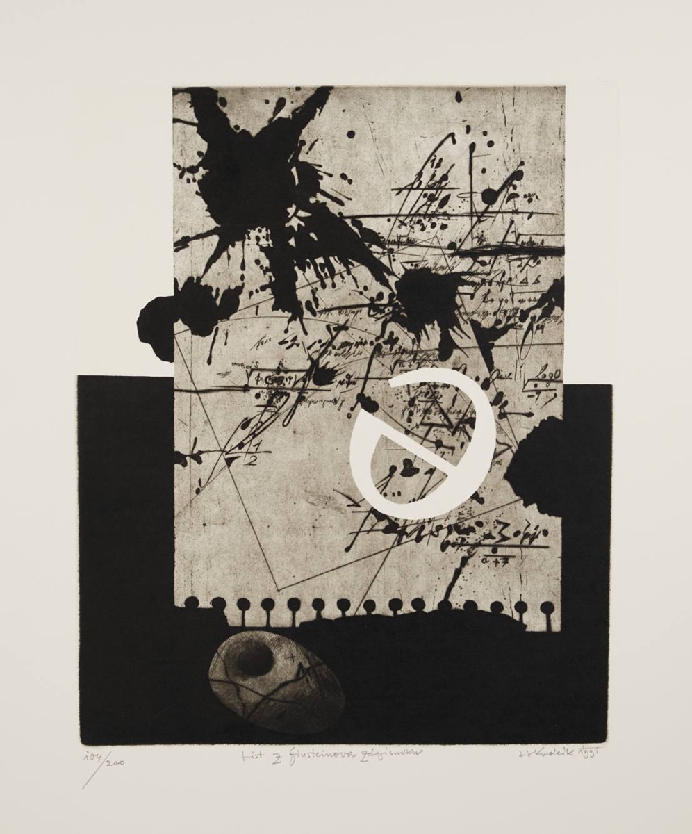 Jaroslav Jan Králík (1924-1999) - LIST Z EINSTEINOVA ZÁPISNÍKU