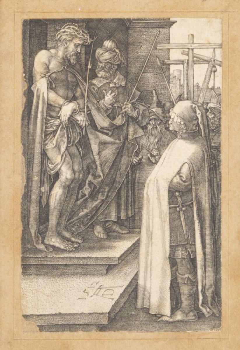 Albrecht Dürer (1471-1528) - ECCE HOMO Z CYKLU "RYTÉ PAŠIJE" (LIST. Č. 8)