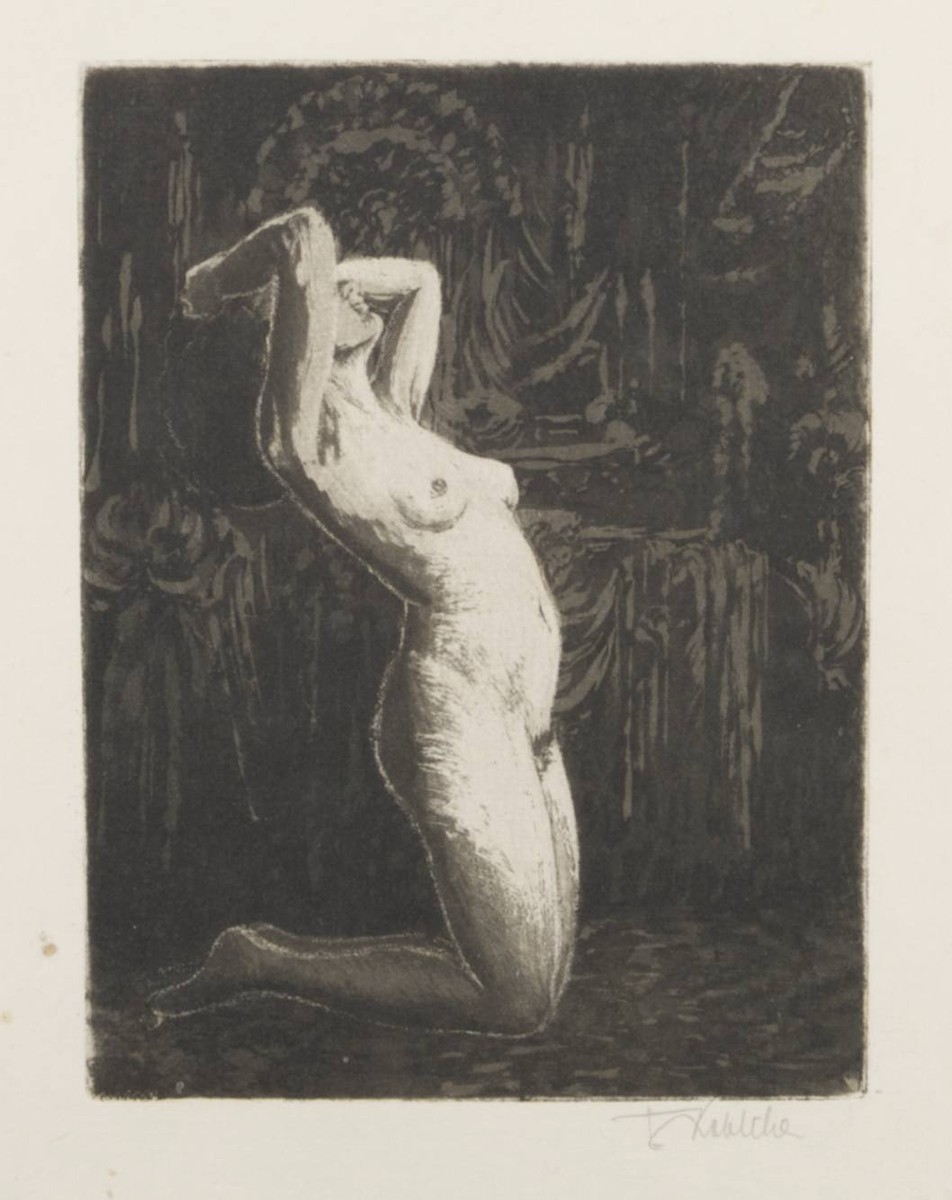 František Kobliha (1877-1962) - ŽENSKÝ AKT