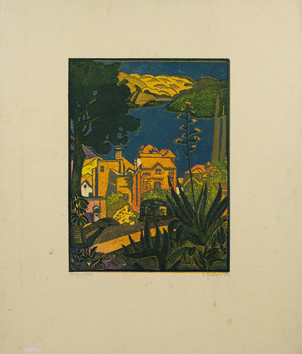 Anna Macková (1887-1969) - DOMY U MOŘE