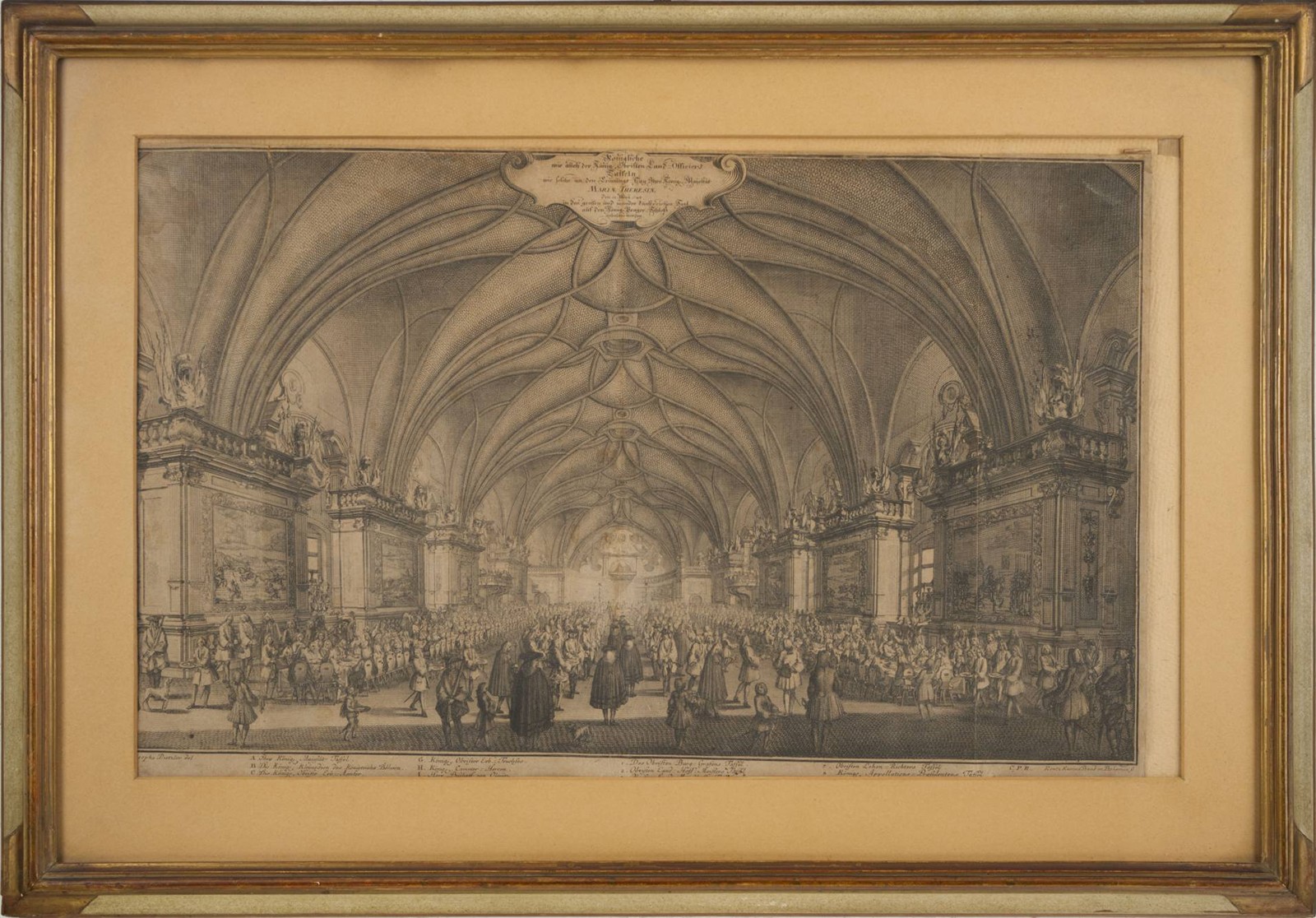 Jan Josef Dietzler (1694-1744) - KORUNOVACE MARIE TEREZIE VE VLADISLAVSKÉM SÁLE