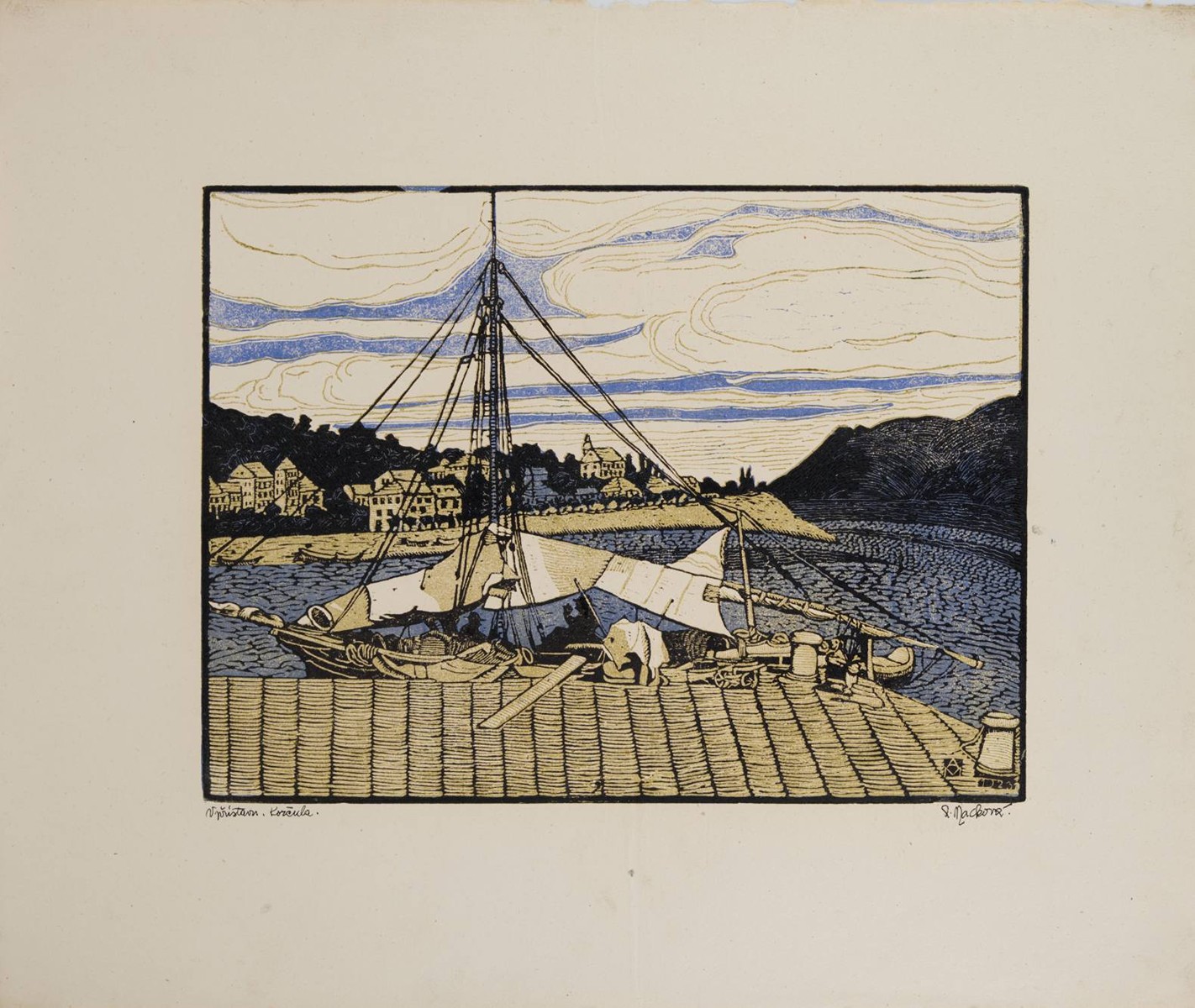 Anna Macková (1887-1969) - V PŘÍSTAVU