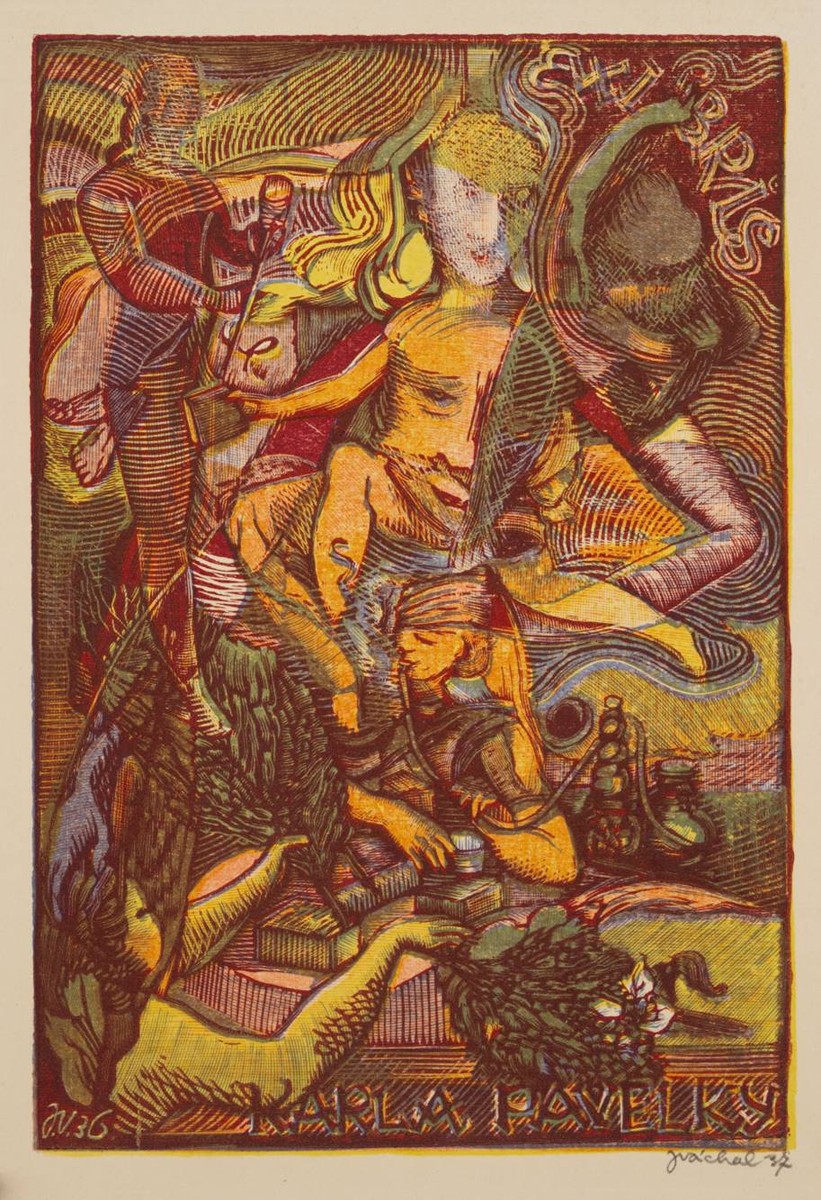 Josef Váchal (1884-1969) - EX LIBRIS KARLA PAVELKY