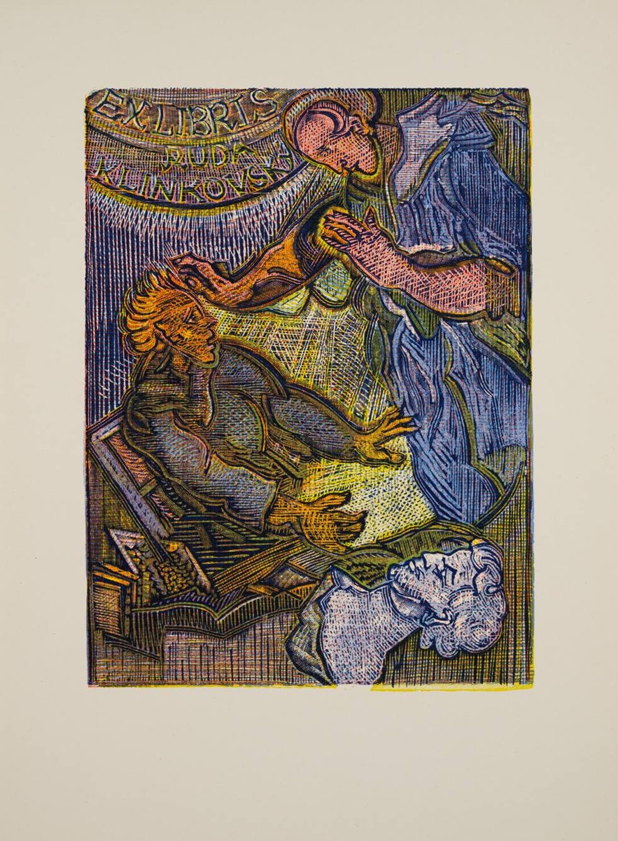 Josef Váchal (1884-1969) - EX LIBRIS RUDA KLINKOVSKÝ