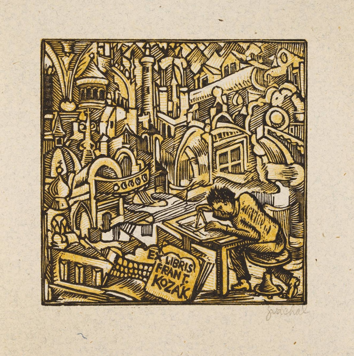 Josef Váchal (1884-1969) - SOUBOR DŘEVORYTŮ