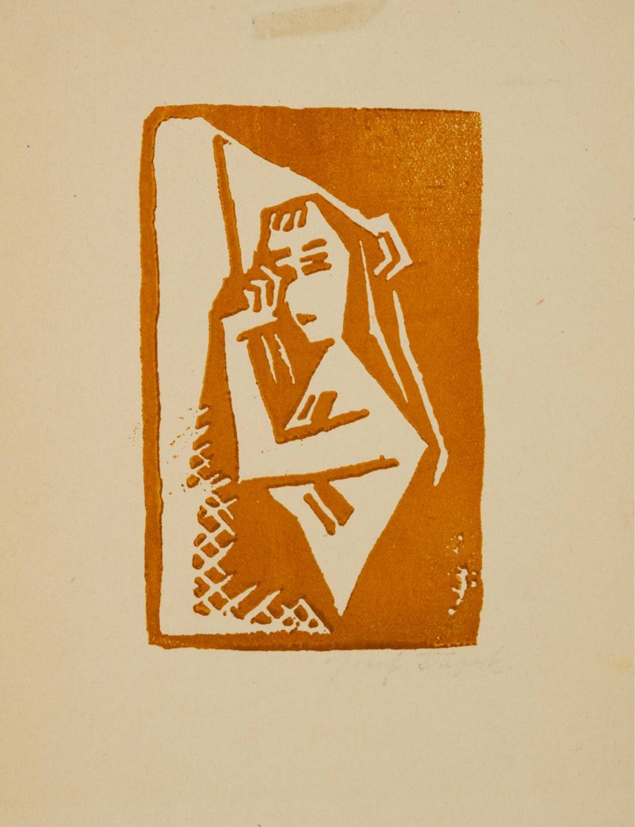 Josef Čapek (1887-1945) - DVOJICE LINORYTŮ ZE SOUBORU OSMERO LINOLEÍ