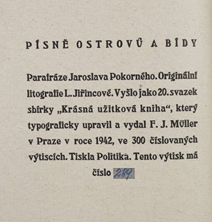 Různí autoři Ludmila Jiřincová (1912-1994) - DVOJICE PUBLIKACÍ S LITOGRAFIEMI LUDMILY JIŘINCOVÉ