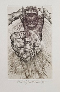 Oldřich Kulhánek (1940-2013) - "DAVID" DESET BAREVNÝCH LEPTŮ