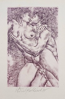 Oldřich Kulhánek (1940-2013) - "DAVID" DESET BAREVNÝCH LEPTŮ