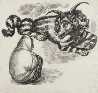 Míla Doleželová (1922-1993) - SOUBOR ČTRNÁCTI KRESEB KE KNIZE ZPÍVAJÍCÍ HOUSLE - CIKÁNSKÉ POHÁDKY