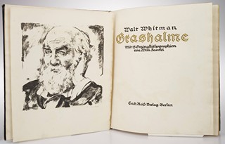 Walter Whitman (1819-1892) Willy Gustav Erich Jaeckel (1888-1944) - GRASHALME