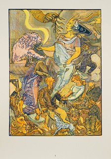 Otokar Březina (1868-1929) Josef Váchal (1884-1969) - RUCE, SBÍRKA BÁSNÍ A OBRAZOVÁ PŘÍLOHA