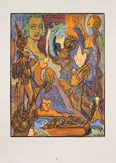 Otokar Březina (1868-1929) Josef Váchal (1884-1969) - RUCE, SBÍRKA BÁSNÍ A OBRAZOVÁ PŘÍLOHA