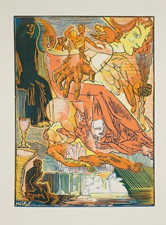 Otokar Březina (1868-1929) Josef Váchal (1884-1969) - RUCE, SBÍRKA BÁSNÍ A OBRAZOVÁ PŘÍLOHA