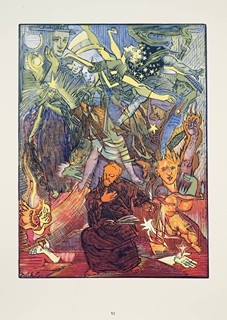 Otokar Březina (1868-1929) Josef Váchal (1884-1969) - RUCE, SBÍRKA BÁSNÍ A OBRAZOVÁ PŘÍLOHA