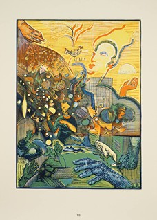 Otokar Březina (1868-1929) Josef Váchal (1884-1969) - RUCE, SBÍRKA BÁSNÍ A OBRAZOVÁ PŘÍLOHA