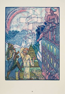 Otokar Březina (1868-1929) Josef Váchal (1884-1969) - RUCE, SBÍRKA BÁSNÍ A OBRAZOVÁ PŘÍLOHA