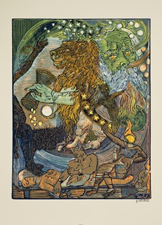 Otokar Březina (1868-1929) Josef Váchal (1884-1969) - RUCE, SBÍRKA BÁSNÍ A OBRAZOVÁ PŘÍLOHA