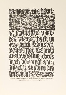 Bedřich Beneš Buchlovan (1885-1953) Josef Váchal (1884-1969) - JOSEF VÁCHAL