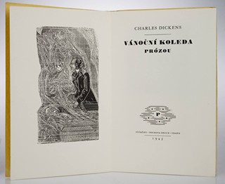 Různí autoři Josef Váchal (1884-1969) - ŠEPOT BŘÍZ A VÁNOČNÍ KOLEDA S DŘEVORYTY JOSEFA VÁCHALA